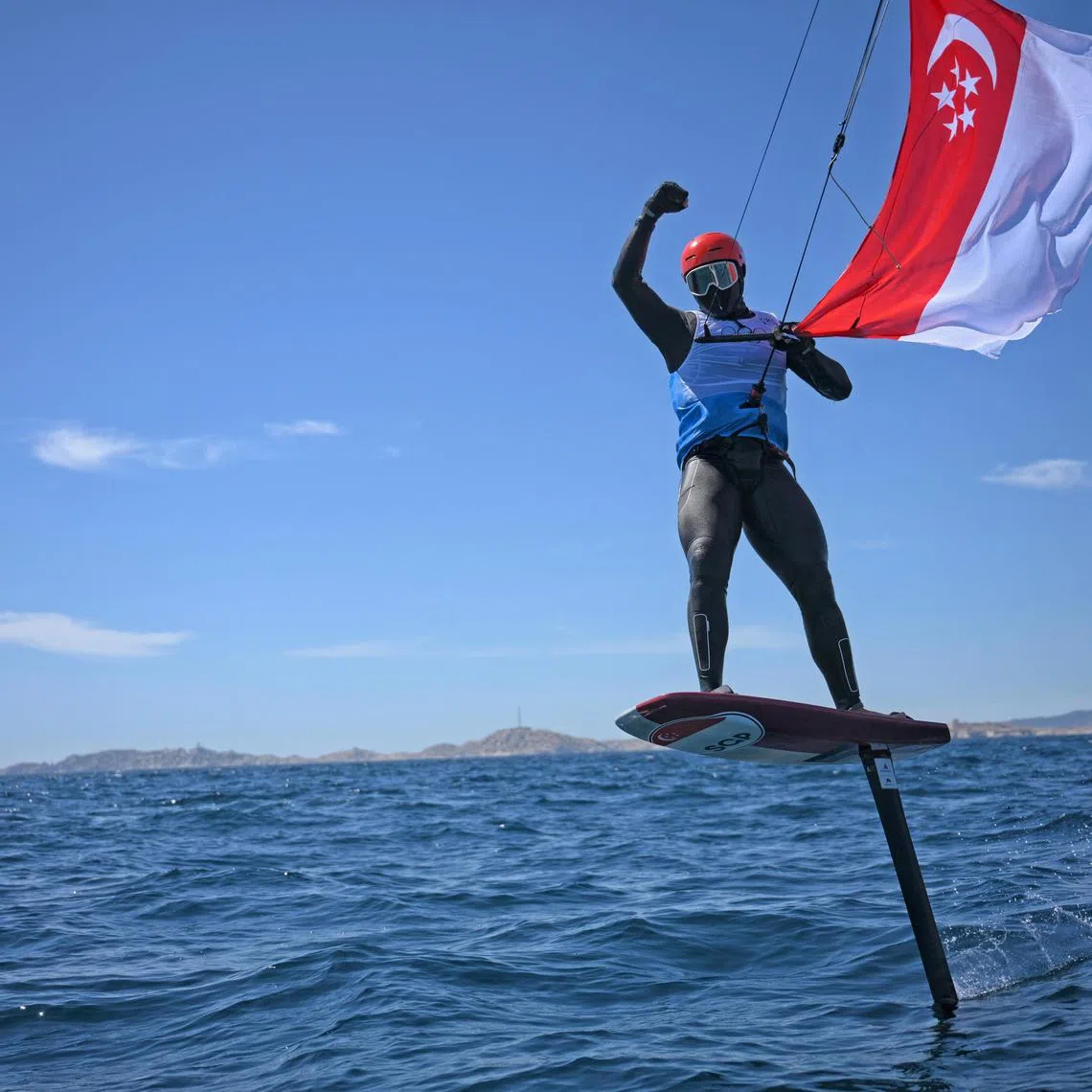 Singaporean kitefoiler Maximilian Maeder's bronze medal win at just 17 at the Paris Olympics was inspirational.