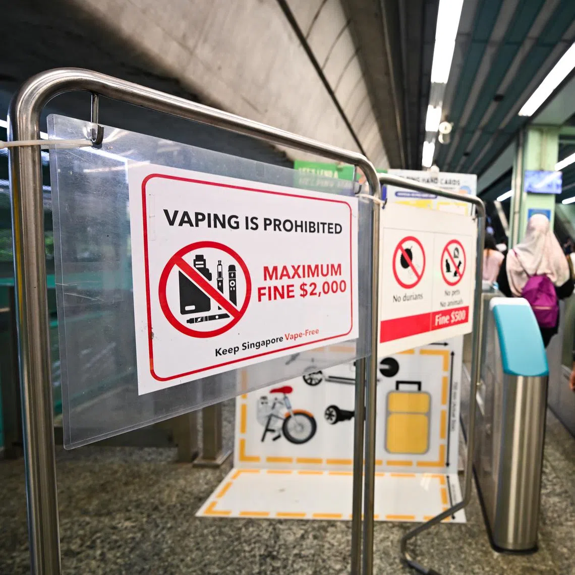 Prime Minister Lawrence Wong had said during the National Day Rally that nationwide enforcement against vaping will be stepped up.