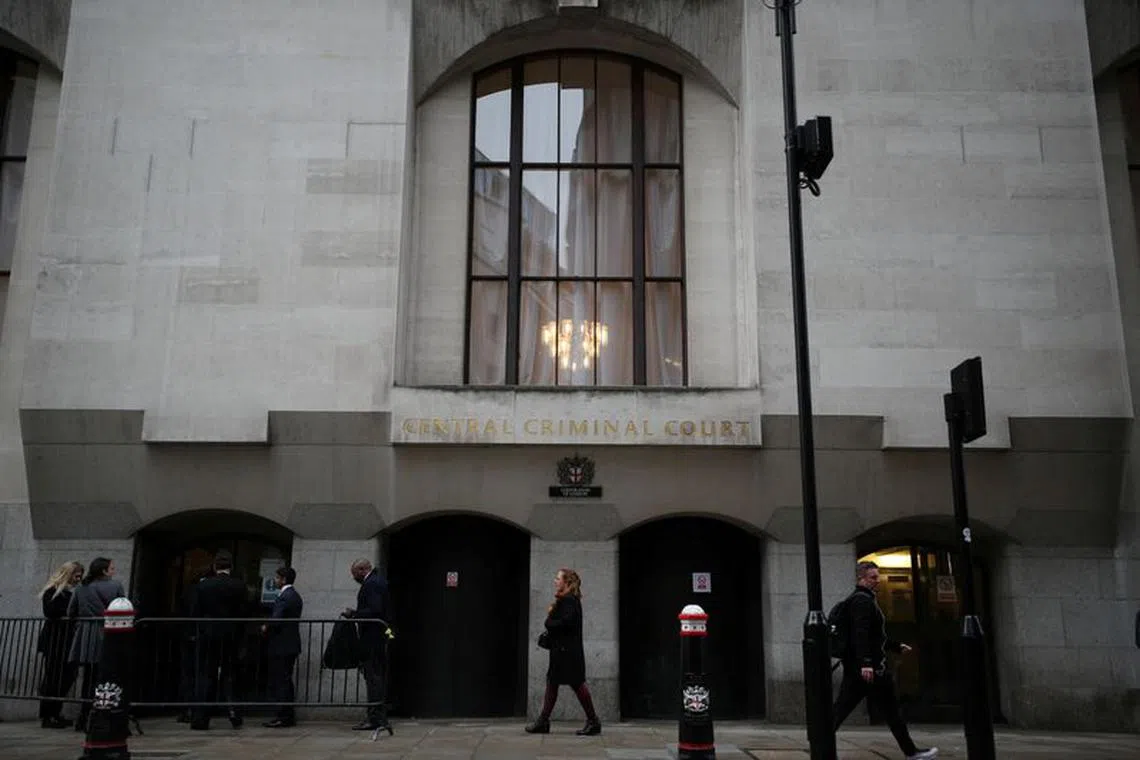 FILE PHOTO: A general view shows Old Bailey central criminal court in London, Britain, November 25, 2019. REUTERS/Hannah McKay/File Photo