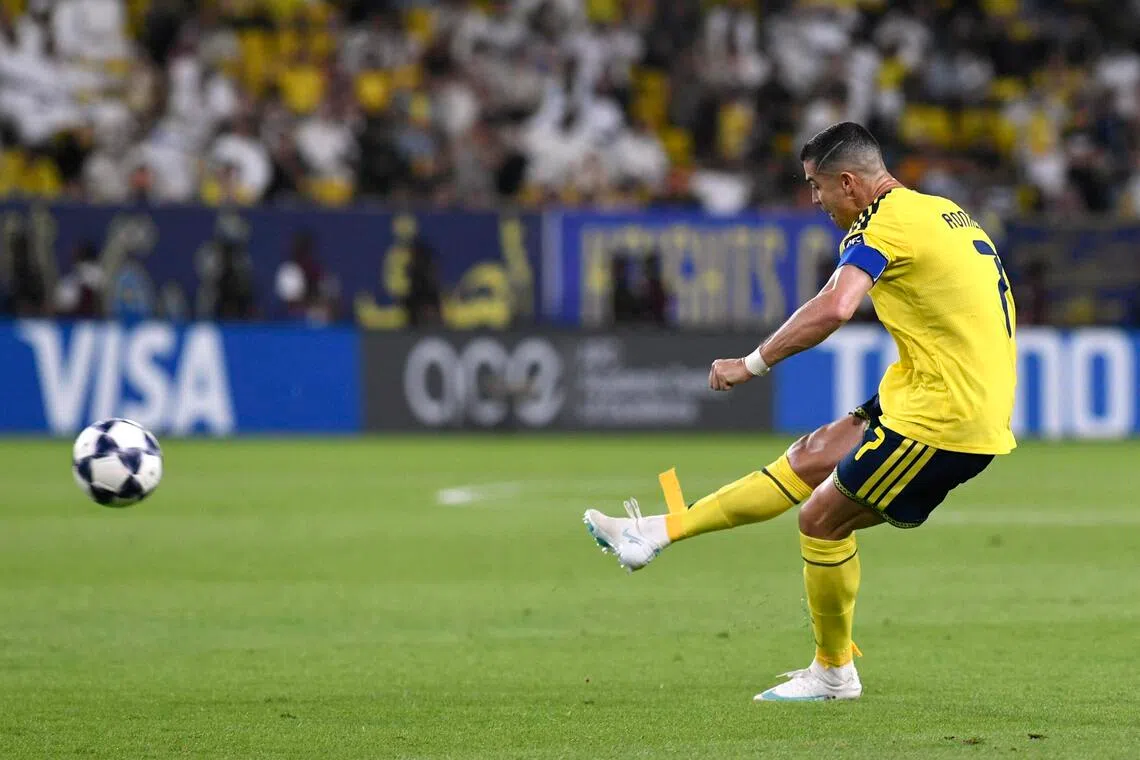 The Asian Champions League match with Cristiano Ronaldo’s Al Nassr were delayed by an hour on Oct 12 after Saudi-led forces intercepted a missile fired towards Riyadh.