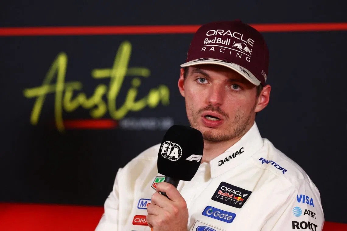 Max Verstappen finished third after starting second on the grid.