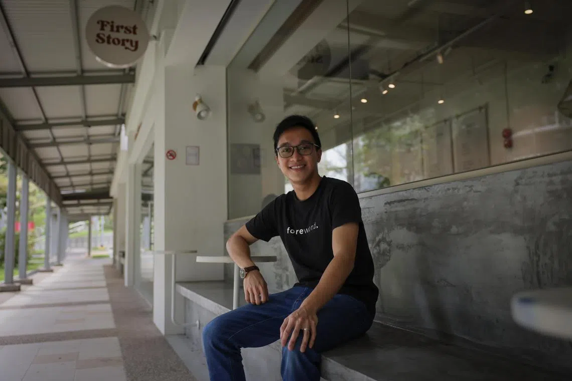 Foreword Coffee Roasters co-founder  Lim Wei Jie has had to manage the expectations of his workers' parents, as well as customers .