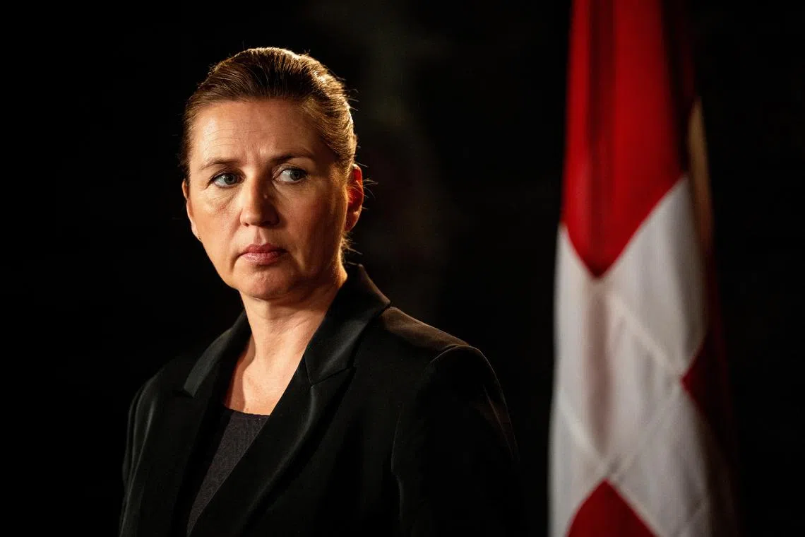 Denmark's Prime Minister Mette Frederiksen said she would try to put pressure on Israel over the Gaza war.