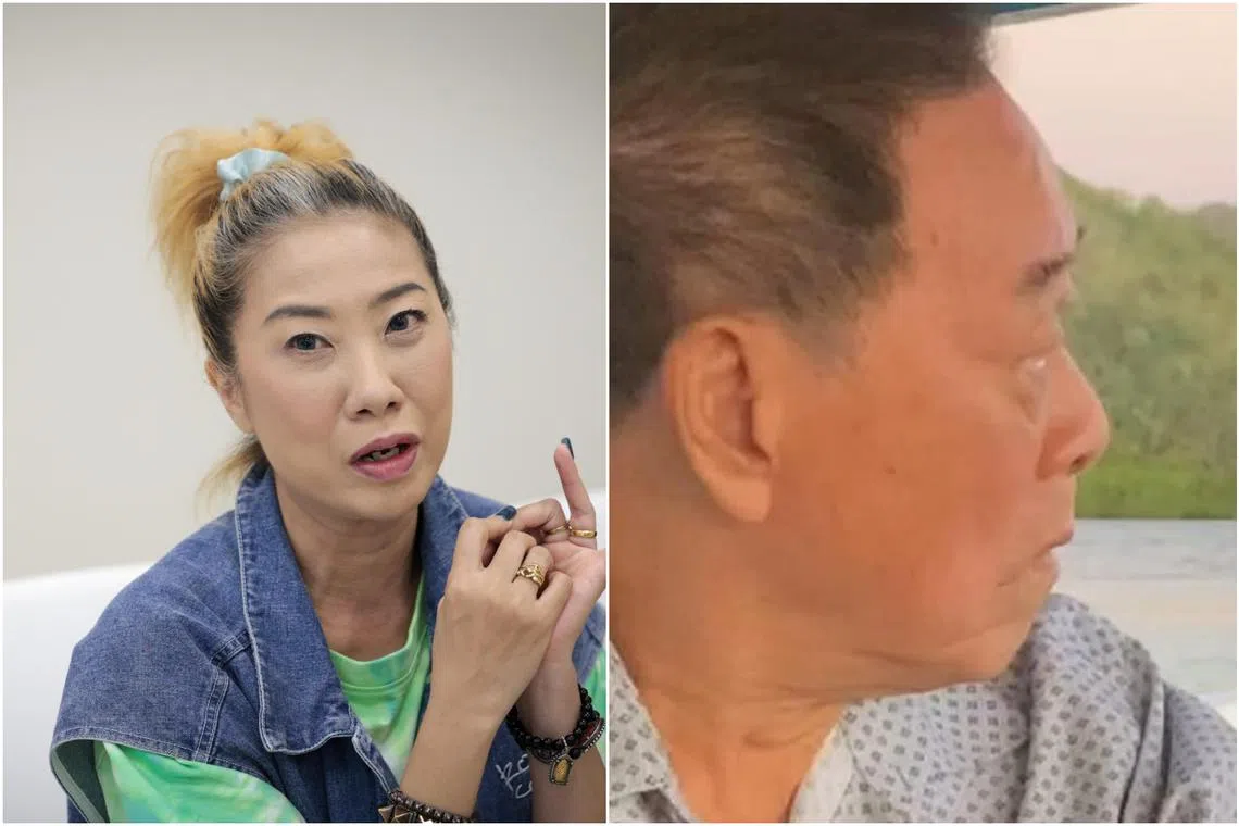 Patricia Mok (left) wrote in an essay in June 2024 that her father Mok Kok Chye was a former air force officer. 