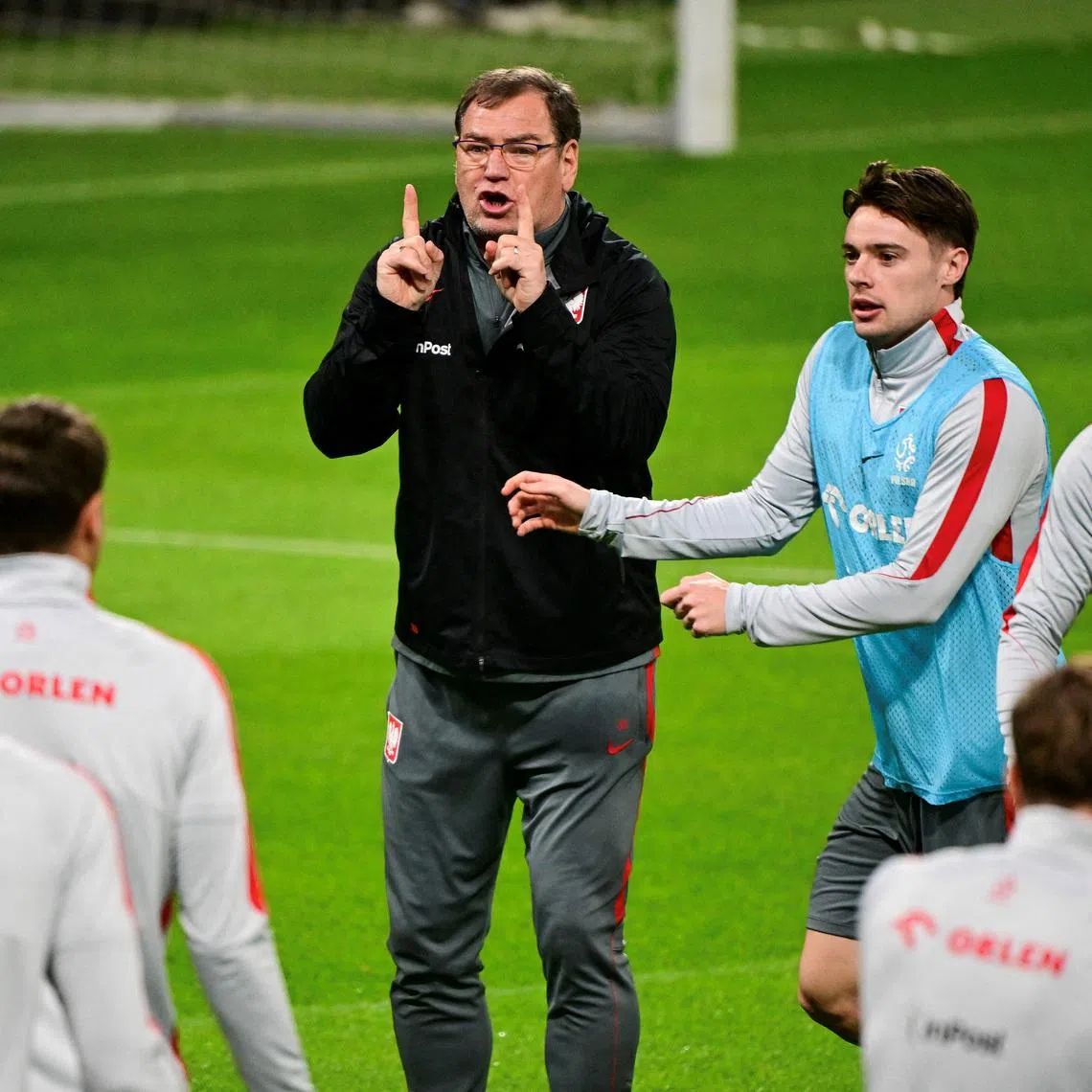 Soccer Football - FIFA World Cup - UEFA Qualifiers - Finals - Poland Training - Stockholm, Sweden - March 30, 2026 Poland coach Jan Urban during training Jonas Ekstromer/TT News Agency via REUTERS