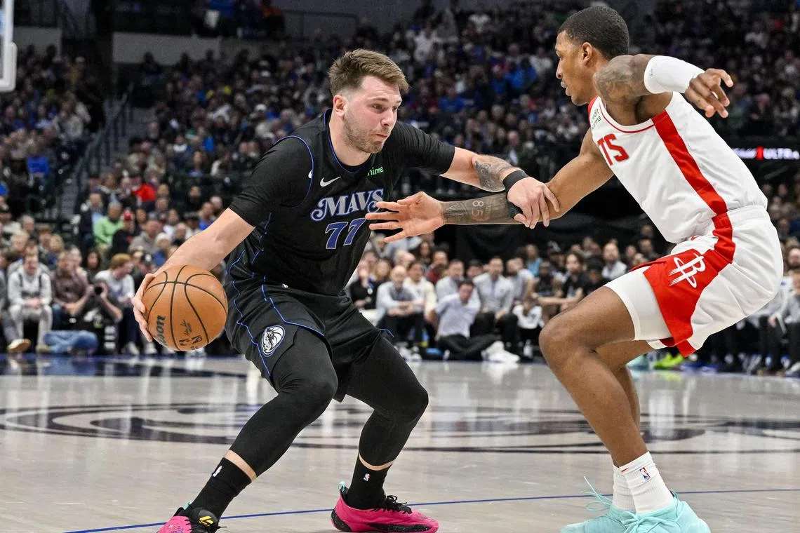 Dallas Mavericks guard Luka Doncic is the team's star player, ranking third in the NBA in scoring so far this season with 31.1 points a game.