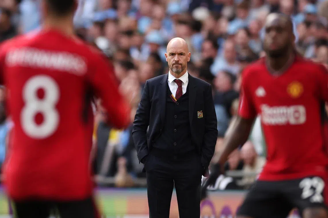 Erik ten Hag's Manchester United have not won any of their past five matches and have also often tossed away winning positions in the final few minutes.