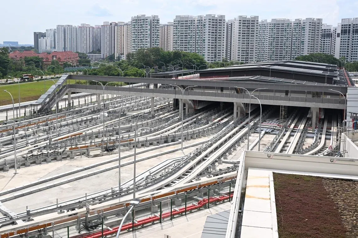 LTA noted that structural and architectural works within the depot have been completed, while the final phase – such as the fitting of rail tracks as well as the installation of electrical, mechanical and system services – is ongoing.