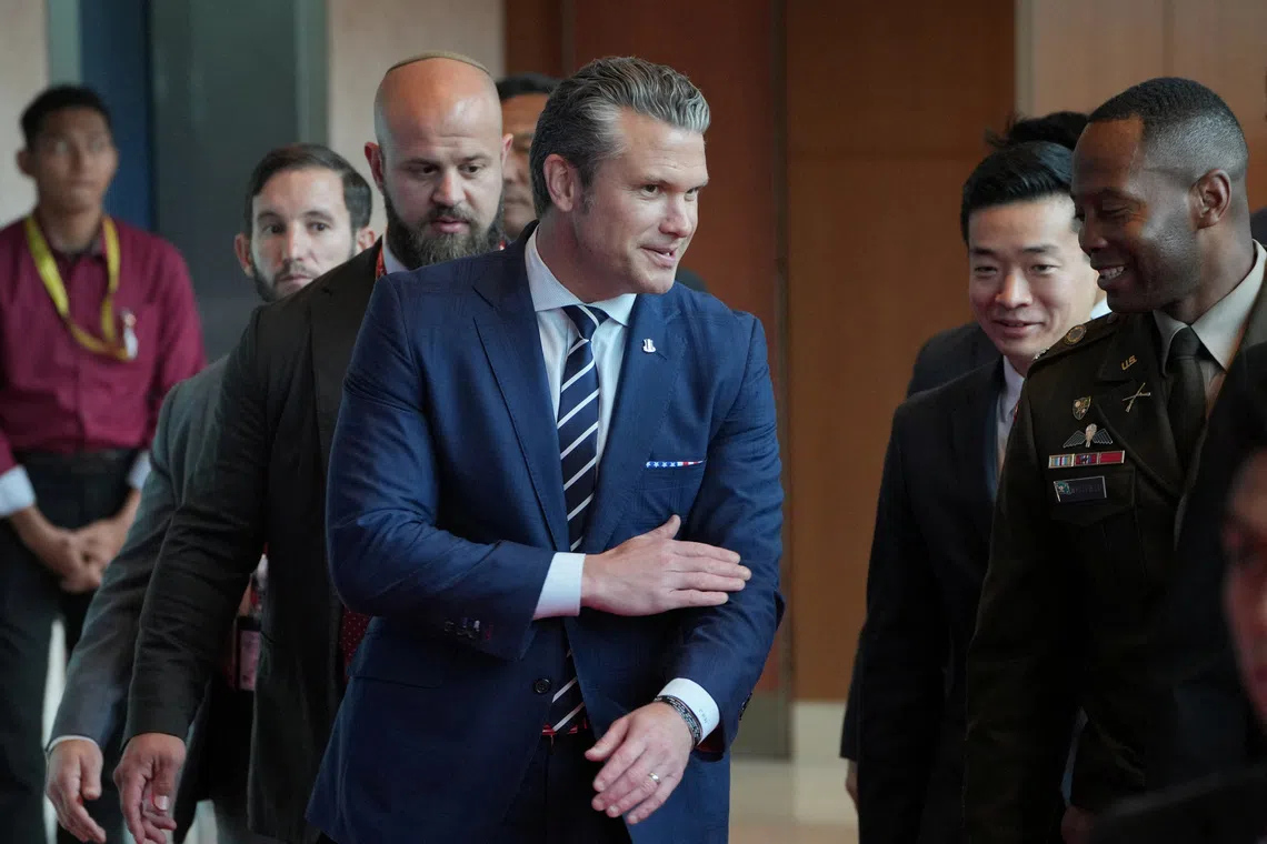 US Secretary of Defence Pete Hegseth committed to support South-east Asian countries with technology to help them respond jointly to Chinese threats.