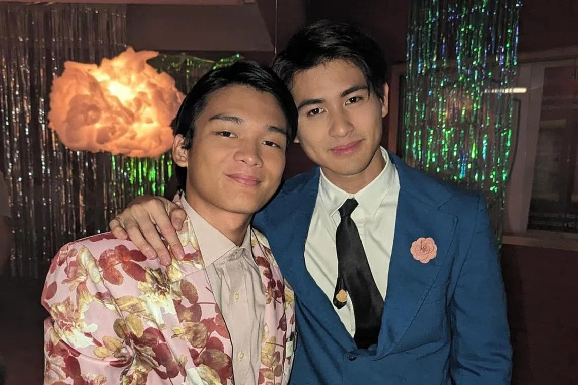 In The Day I Loved You, Eugene Tan (right) stars as Eli, who develops a romance with Nikko (Filipino actor Tommy Alejandrino).