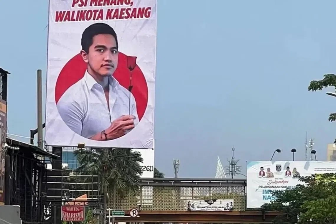 Indonesian President Joko Widodo's youngest son Kaesang Pangarep has never officially declared his intention to run.