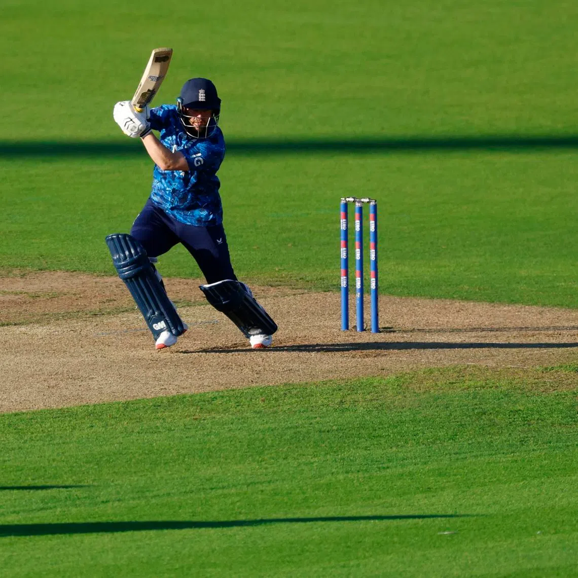 Cricket - Second One Day International - England v South Africa - Lord's Cricket Ground, London, Britain - September 4, 2025 England's Ben Duckett in action Action Images via Reuters/Peter Cziborra
