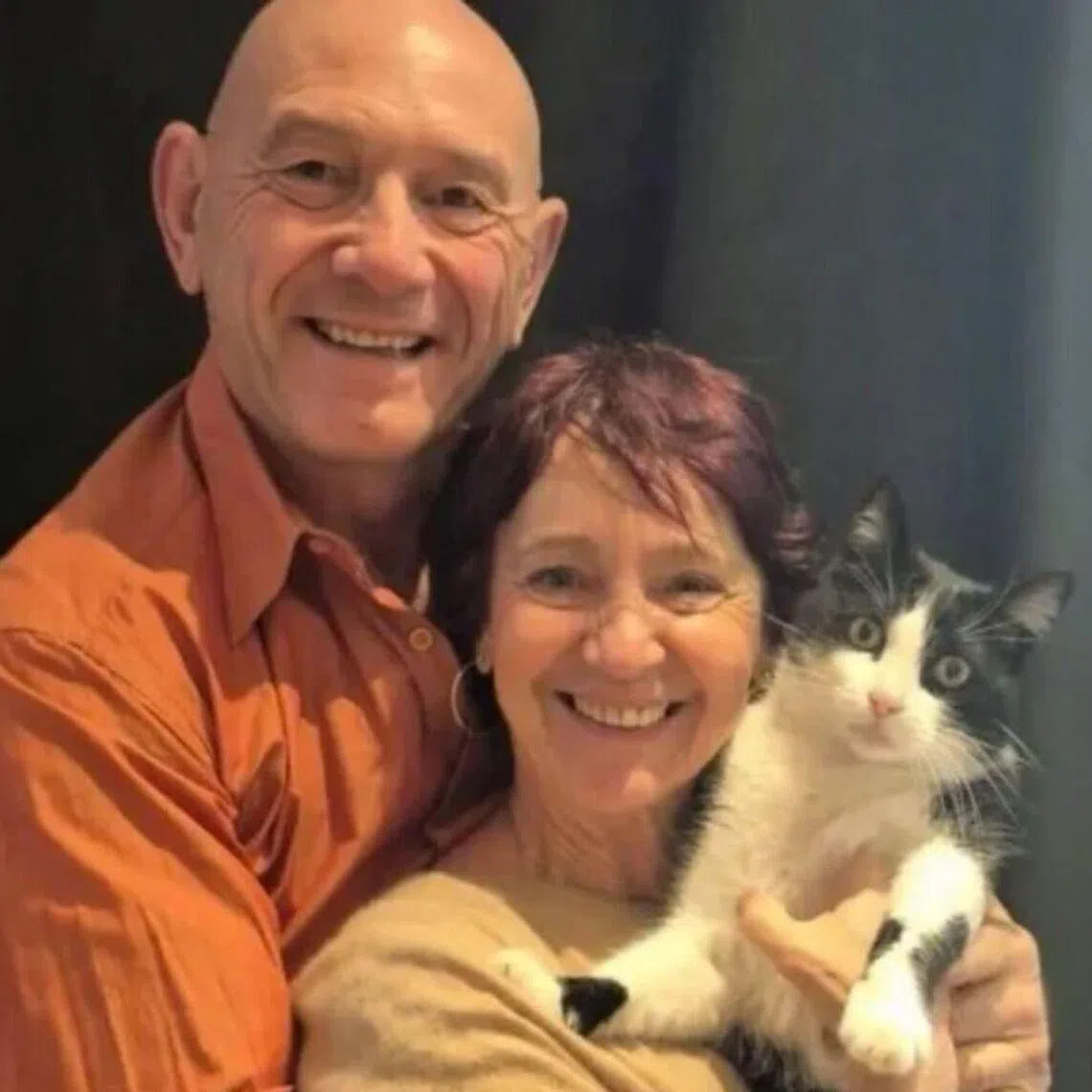 Filou reunited with his owners, Mr Patrick Sire and his wife Evelyne, after going missing for about five months.
