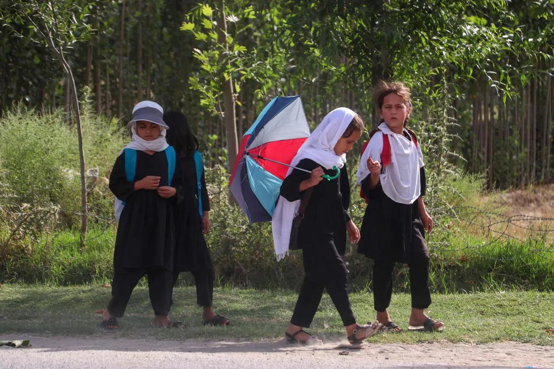 Access to primary education has also fallen sharply, with 1.1 million fewer girls and boys attending school, Unesco said.