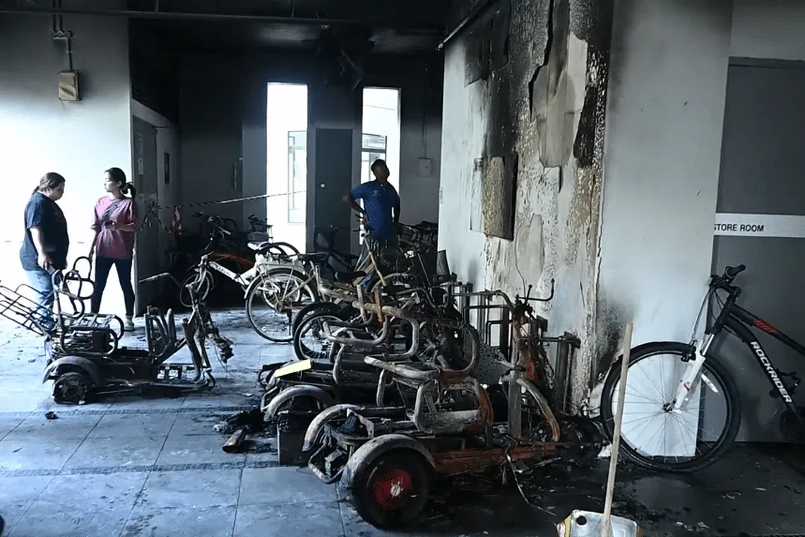On Aug 15, Chua Teck Sheng set fire on a PMA at the void-deck of Block 482 Admiralty Link.