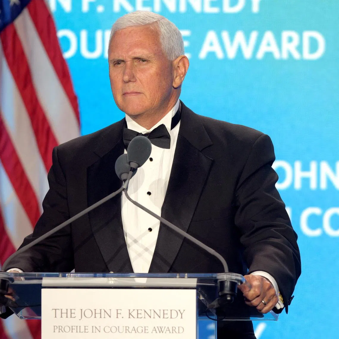 Mr Pence said he had “concerns” that Mr Trump’s tariff policies were essentially new industrial policy that will result in inflation.