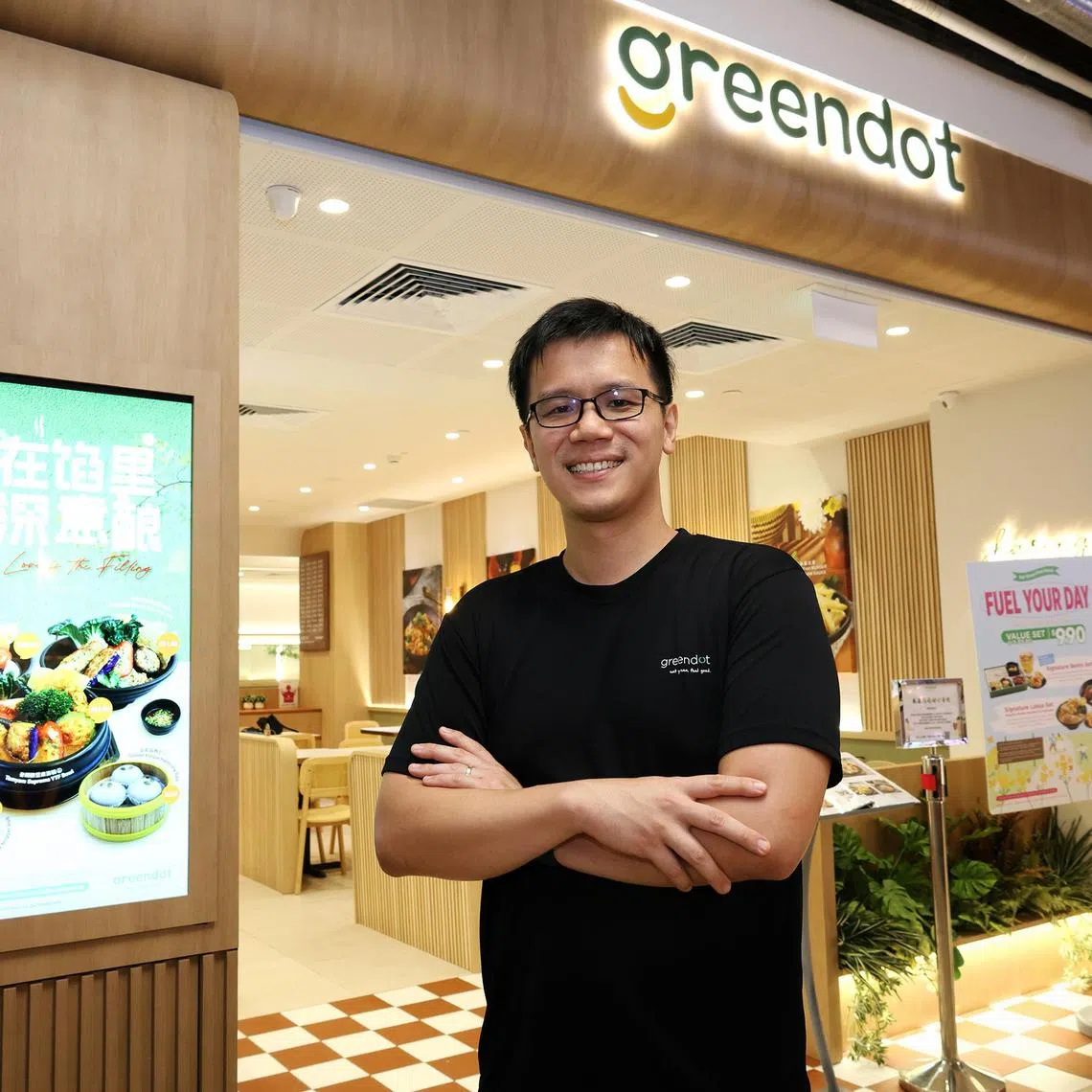 Mr Fu Yong Hong, co-founder and chief executive of vegetarian chain Greendot.