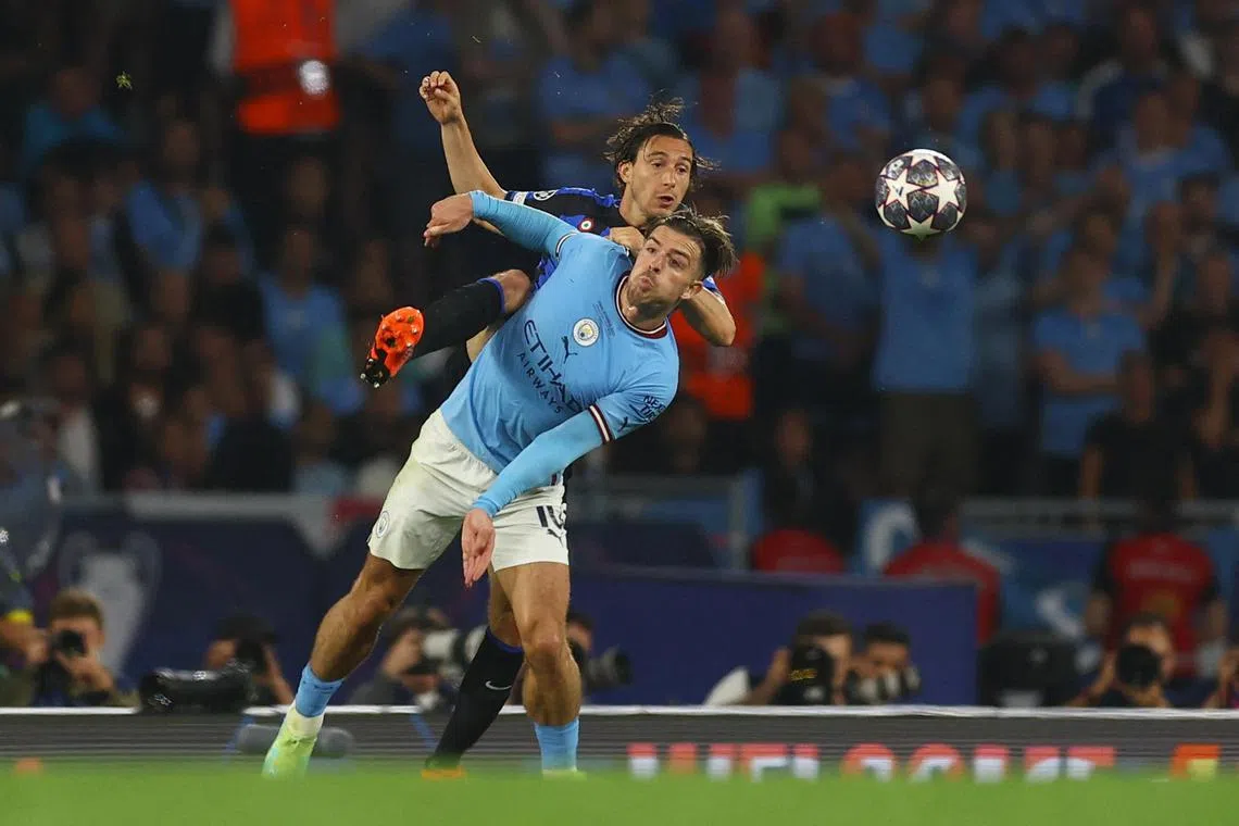 Pep Guardiola’s team won a historic treble of the Champions League, Premier League and FA Cup last season.