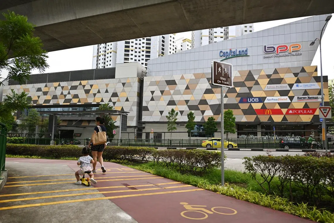Bukit Panjang Plaza is integrated with Bukit Panjang MRT and LRT stations and serves as a key retail hub for residents in the north-west.