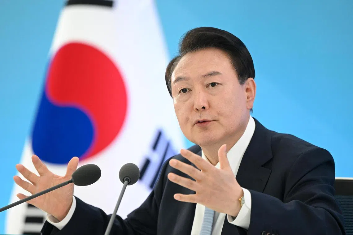wtyoon - Photo of South Korean President Yoon Suk Yeol speaking.


Credit: Office of the President of the Republic of Korea
