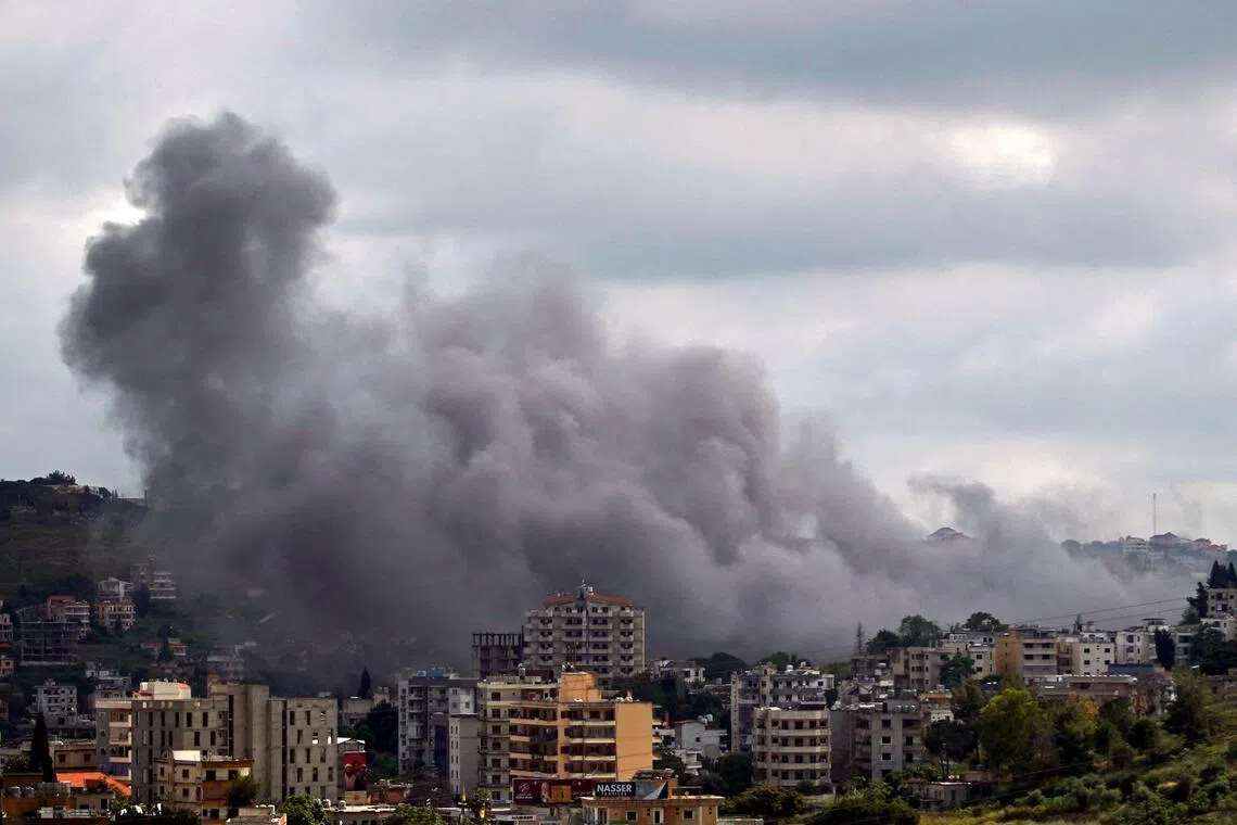 Israel hits Lebanon as Hezbollah says Iran will not abandon group