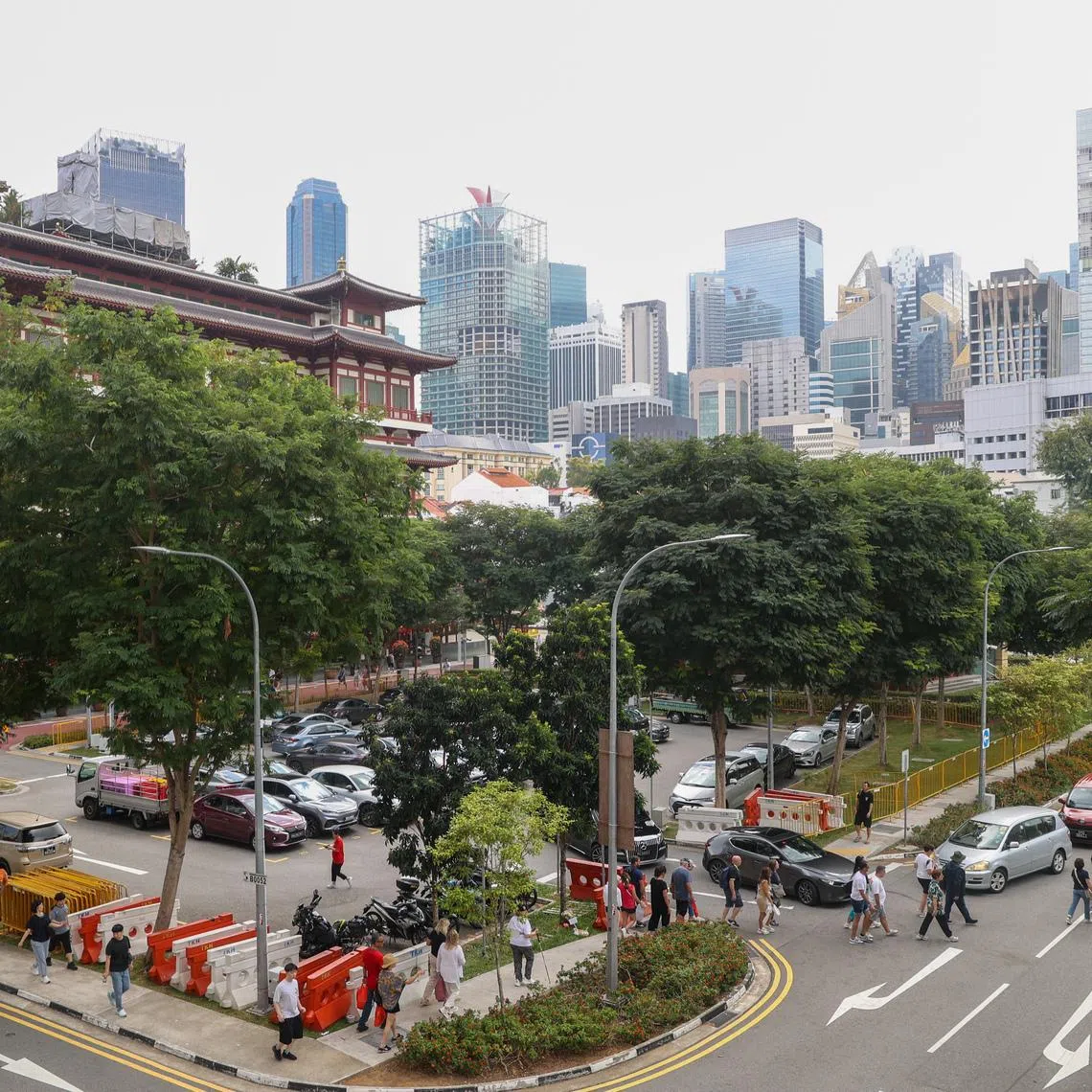 The police were alerted to the accident on Feb 6 at around 11.50am along Spring Street, near Buddha Tooth Relic Temple. 