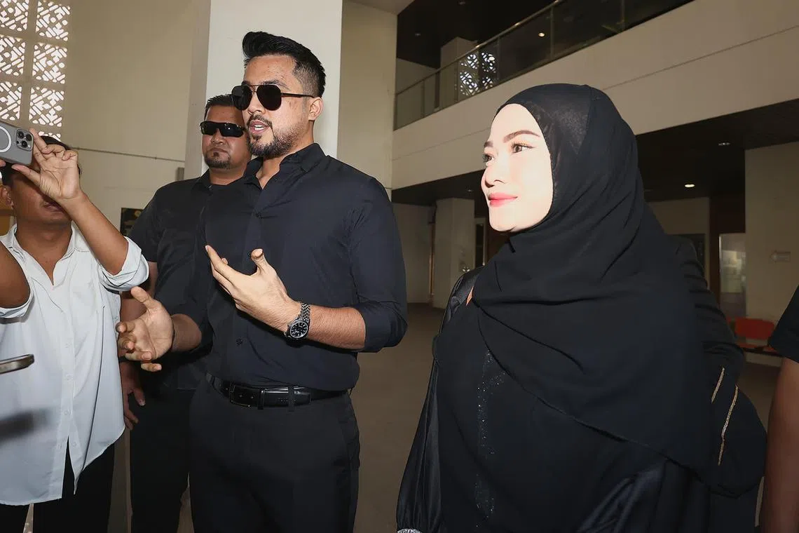 Aliff Aziz (second from left) 