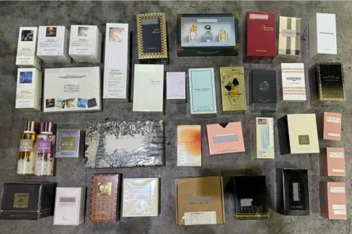 The goods were seized from a storage facility at Toh Guan Road East.