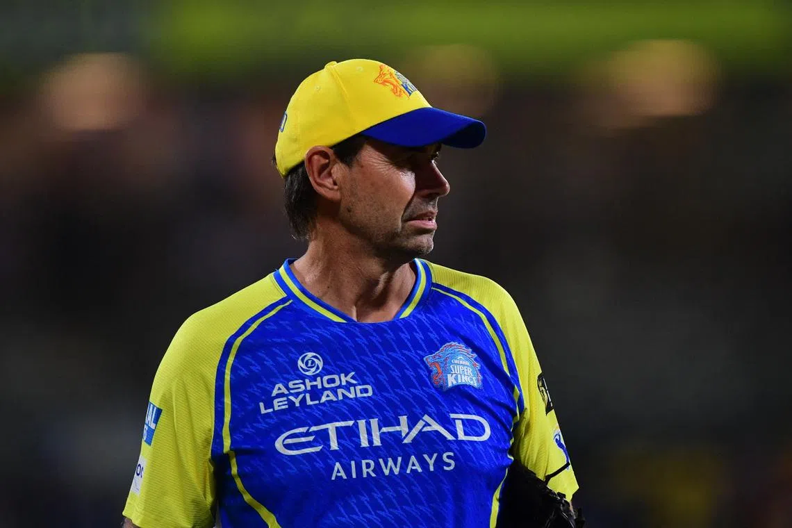 Cricket - Indian Premier League - IPL - Chennai Super Kings v Kolkata Knight Riders - MA Chidambaram Stadium, Chennai, India - April 14, 2026 Chennai Super Kings head coach Stephen Fleming during warm-up before the match REUTERS/Abhijit Addya
