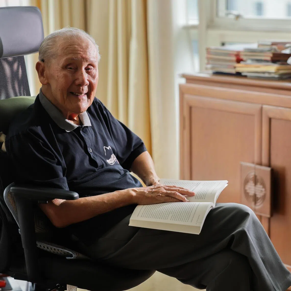 Wang Gungwu in his Novena home.