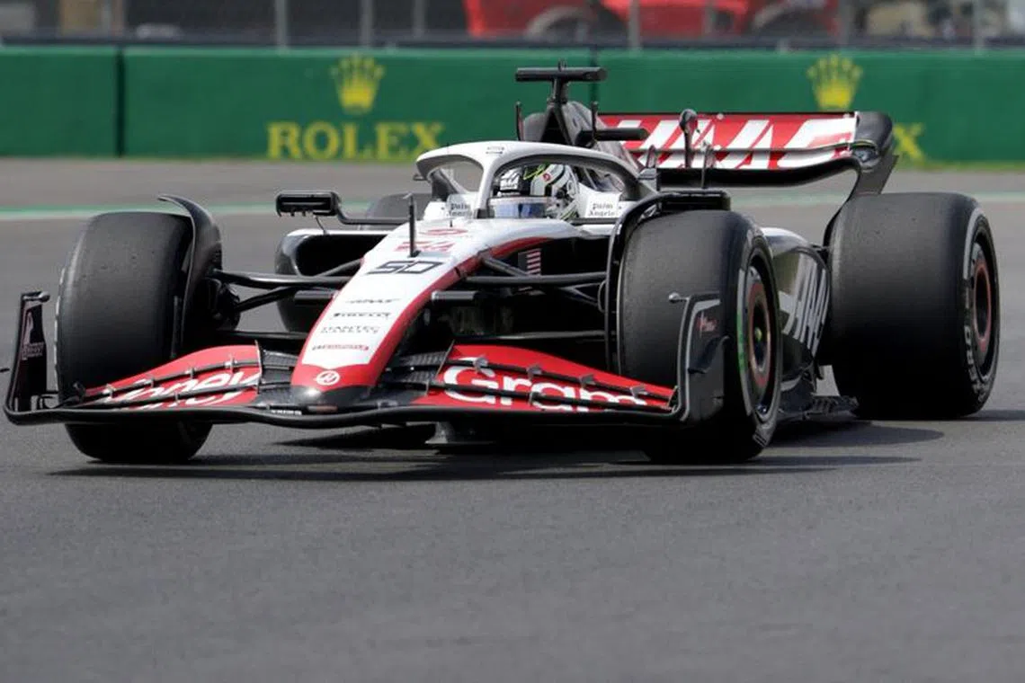 Formula One F1 - Mexico City Grand Prix - Autodromo Hermanos Rodriguez, Mexico City, Mexico - October 27, 2023 Haas' Oliver Bearman in action during practice REUTERS/Raquel Cunha/File Photo
