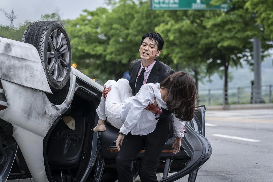 South Korean actor Rain in action thriller Red Swan.