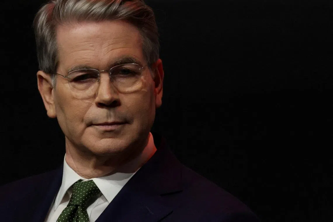 FILE PHOTO: U.S. Treasury Secretary Scott Bessent attends at an Economic Club of New York event in New York City, U.S.,  March 6, 2025. REUTERS/Jeenah Moon/File Photo