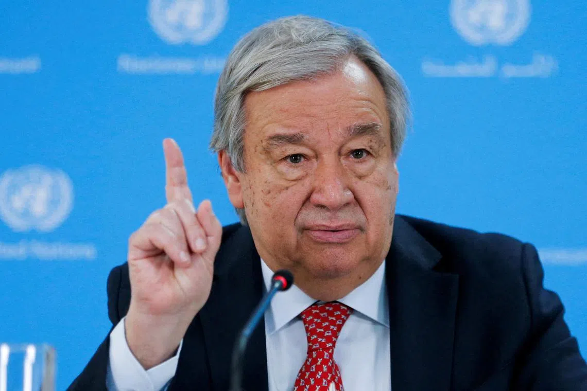 Calling fossil fuel companies "planet-wreckers”, Mr Guterres said they must come up with detailed plans to switch their businesses to clean energy.