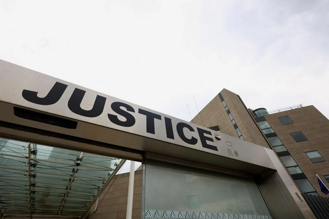 The courthouse of Avignon where the trial of Dominique Pelicot takes place. 