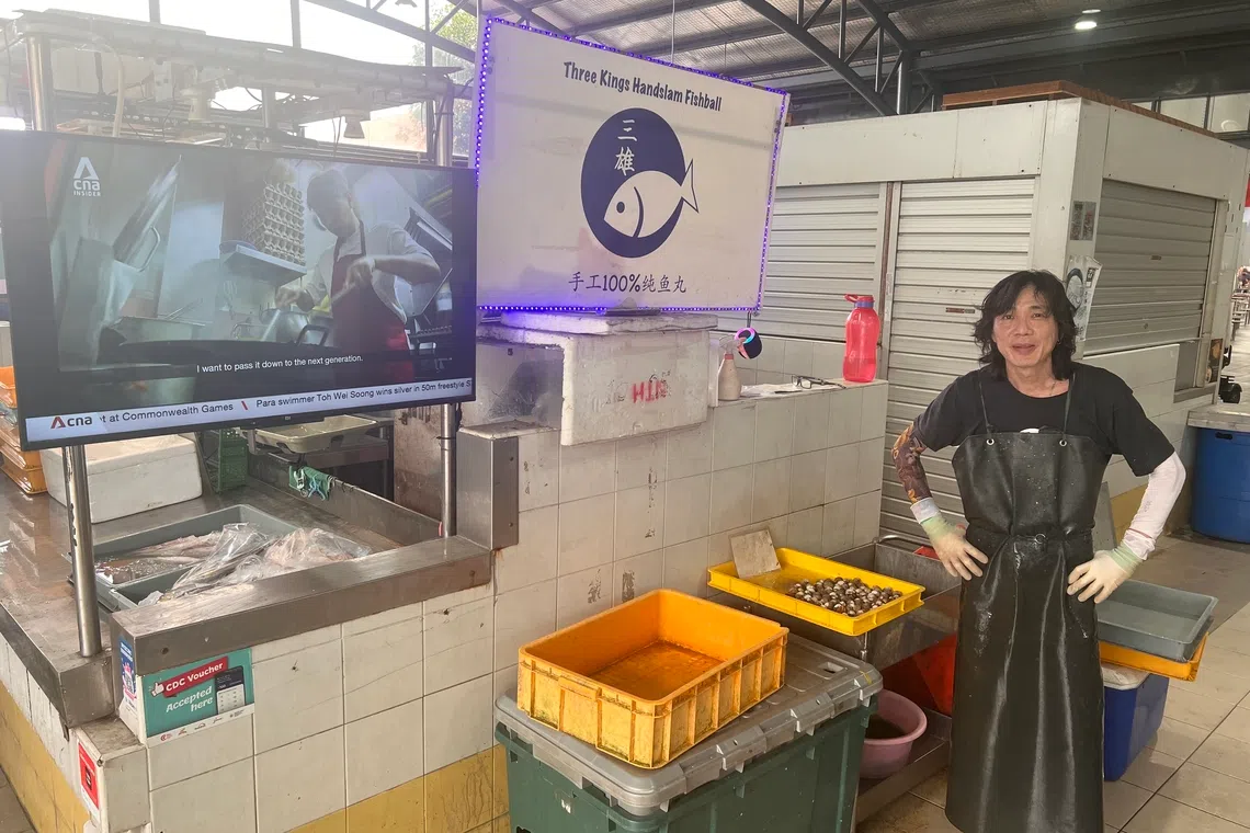 Koh Keng Meng said that the Government could give out more CDC vouchers to households, which will drive up spending at his wet market stall.