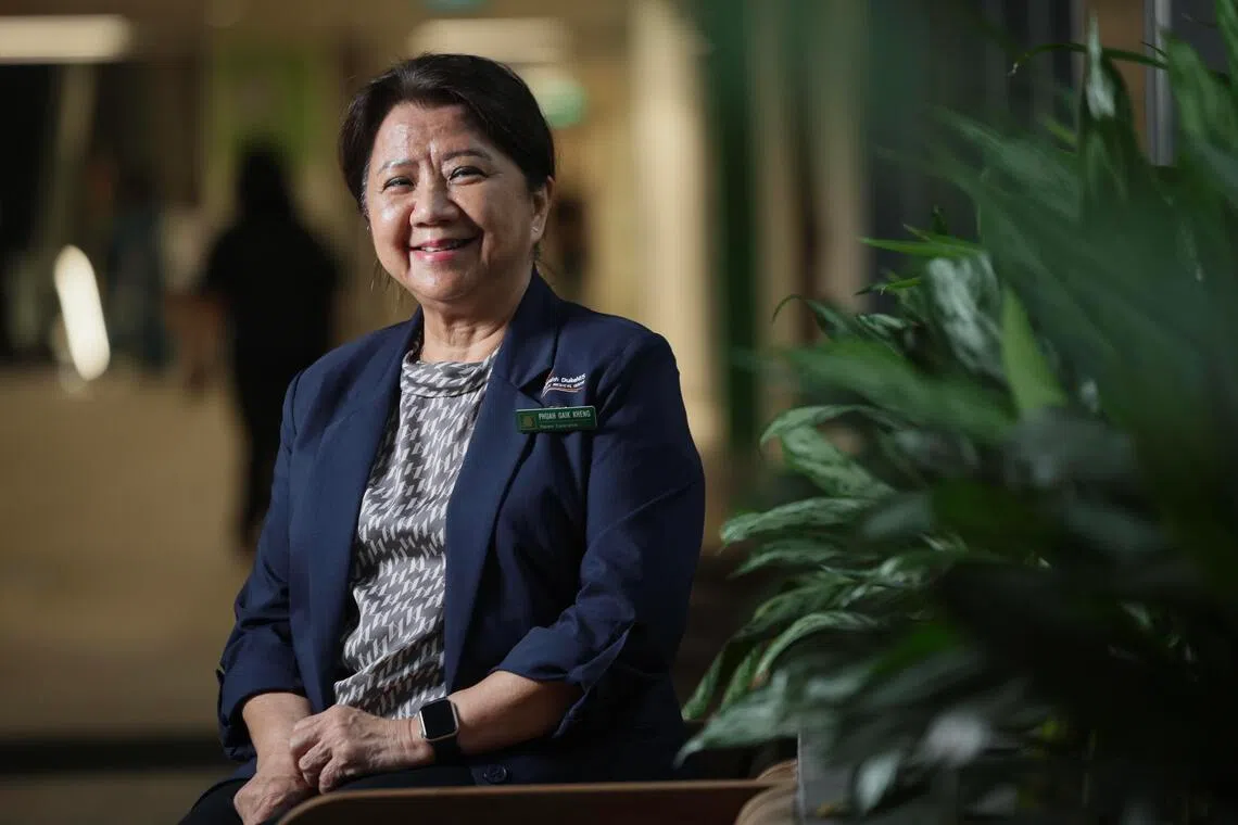 Former nurse manager at SGH Phuah Gaik Kheng left the profession but remained at the institution as one of its senior patient experience managers.