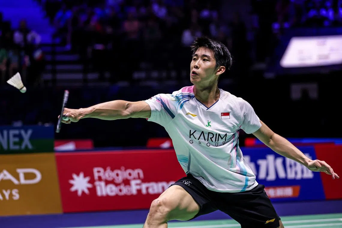 dgbad27 - Loh Kean Yew and Yeo Jia Min in action at the Badminton World Federation World Championships on Aug 27.

Credit:  BADMINTONPHOTO