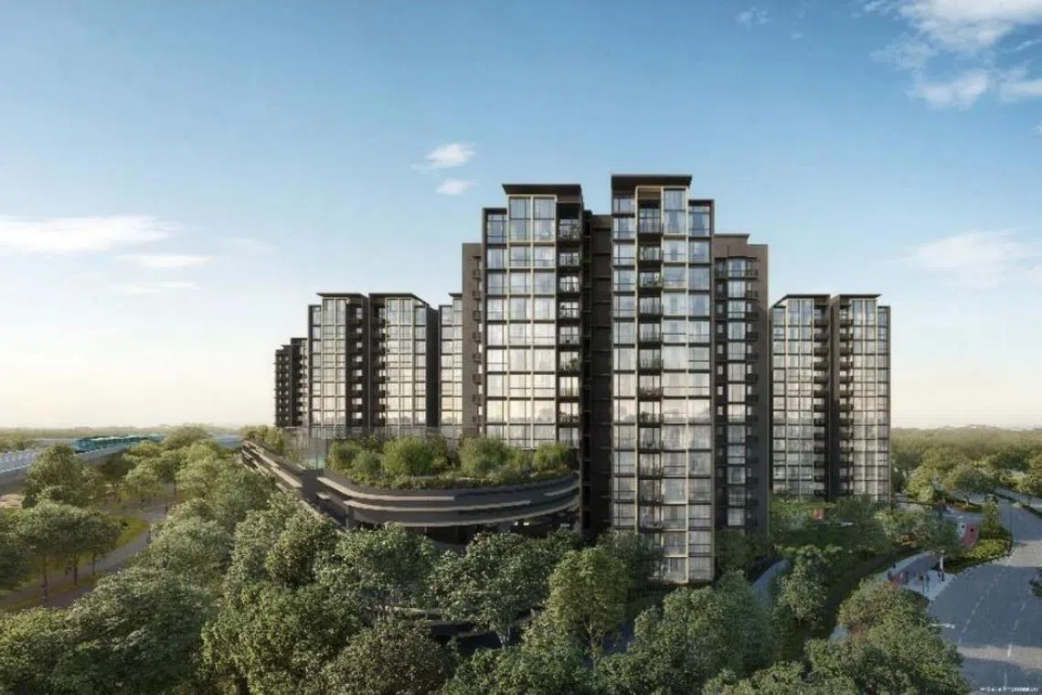 Sales have surged to 1,417 units worth $2.8 billion as at Nov 30, mainly led by the October launch of Copen Grand executive condominium.