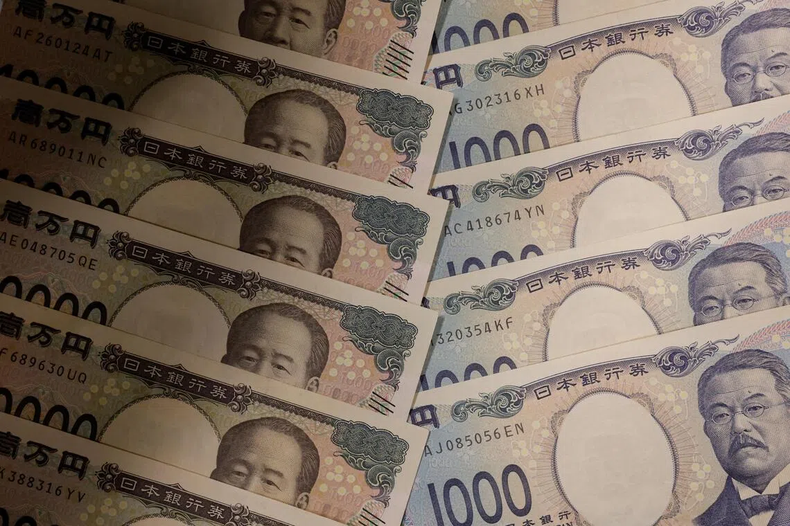 The Japanese currency rose 0.8% to 156.86 per US dollar and touched its strongest level since late September.