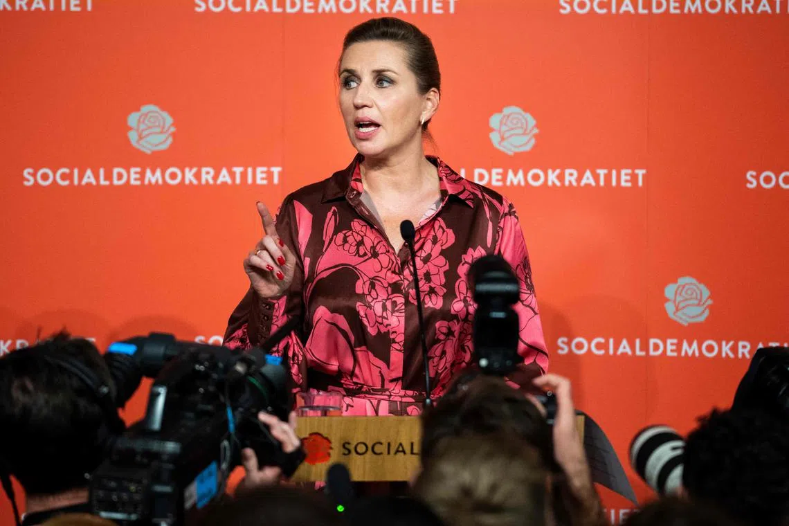 Danish PM Mette Frederiksen handed in her resignation on Wednesday.