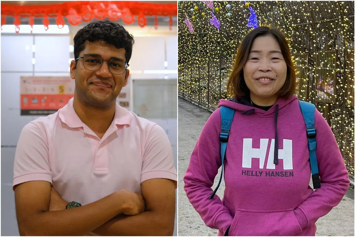 Regular blood donors like NUS undergraduate Shiek Abdullah Mohamed Fazil help blood transfusion patients like Ms Kymn Yee, who has thalassaemia when she was a few months old.