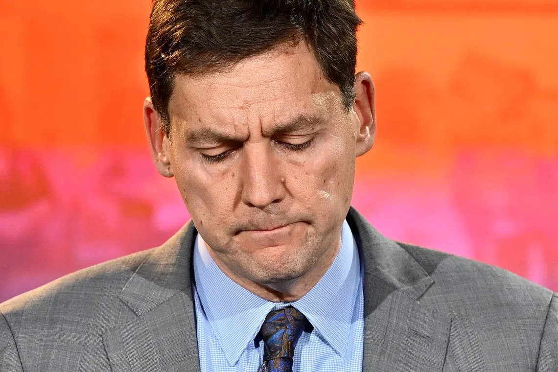 Image 6: British Columbia Premier David Eby reacts as he speaks at the New Democratic Party (NDP) provincial election night party in Vancouver, British Columbia, Canada, October 24, 2026. REUTERS/Jennifer Gauthier