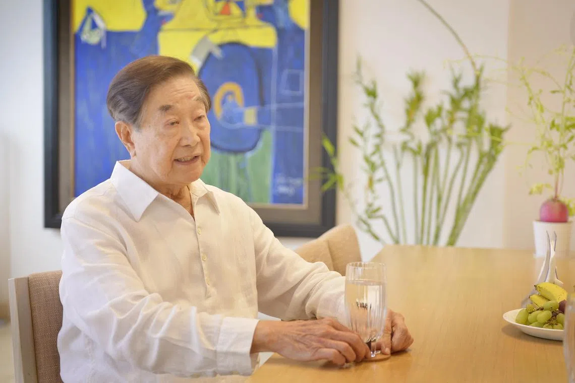Mr Alan Choe, pictured during an interview with The Straits Times in 2014.