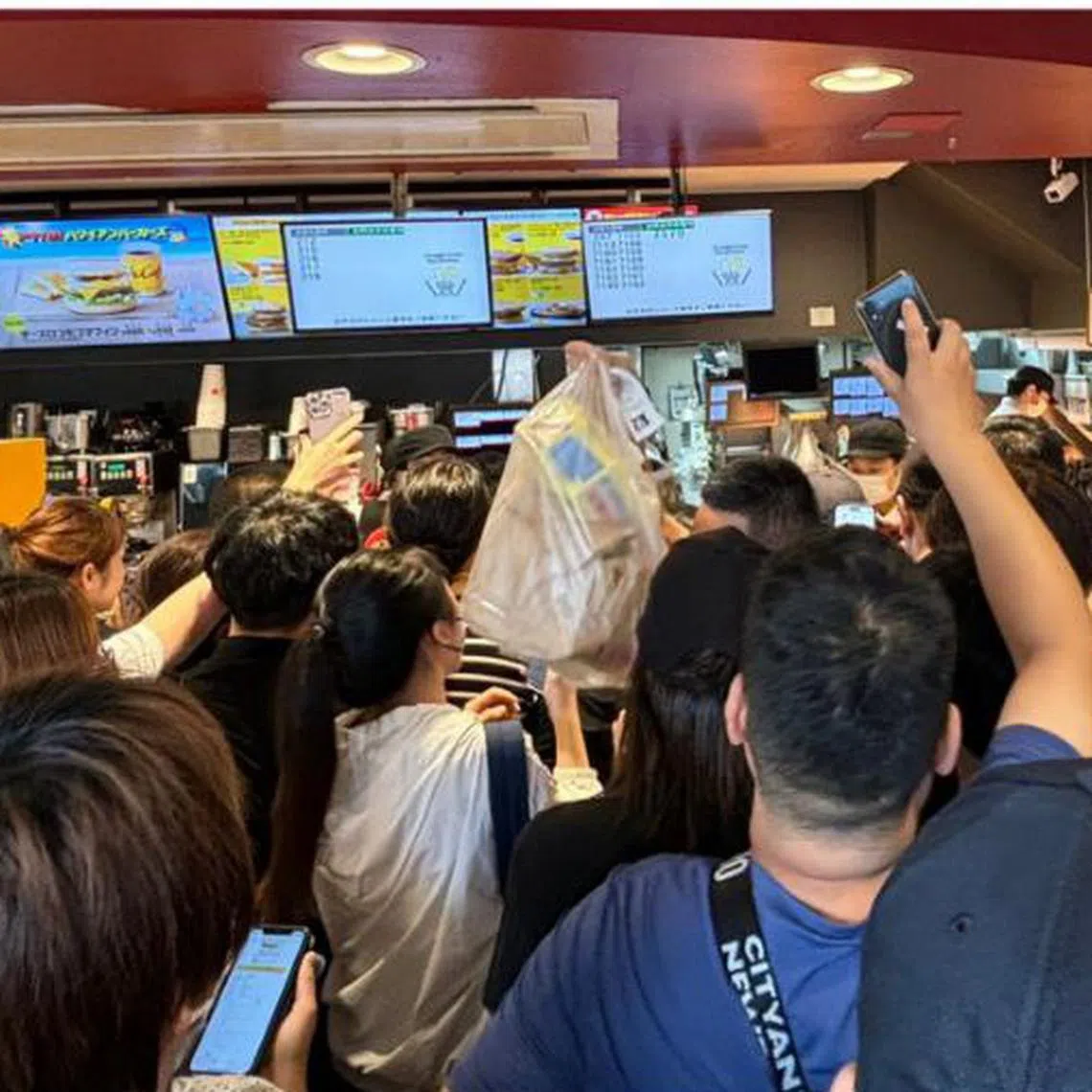 Photos of piles of Happy Meals dumped haphazardly outside McDonald's outlets are circulating on social media.