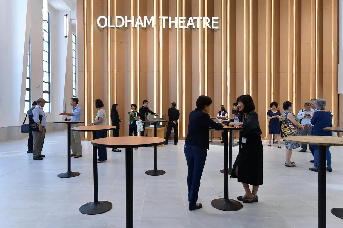 The recently-revamped National Archives of Singapore building boasts new facilities such as the 132-seater Oldham Theatre