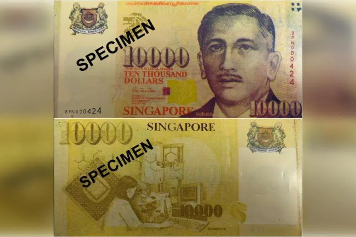 Jail for man who came to Singapore and tried to deposit fake $10k note in bank account