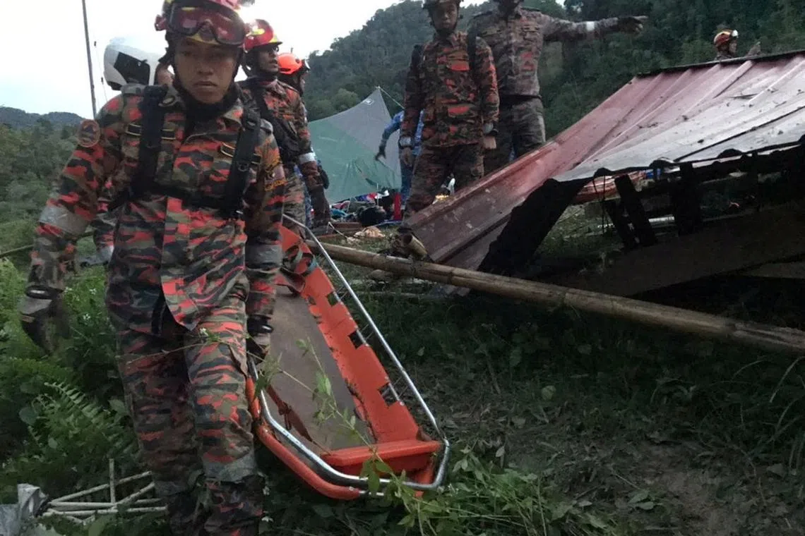 Among those confirmed dead in the landslide were three children – including a five-year-old boy – seven women and two men. 
