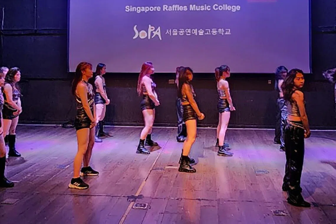 Singapore Raffles Music College will be collaborating with the School of Performing Arts Seoul to open a K-pop international high school.