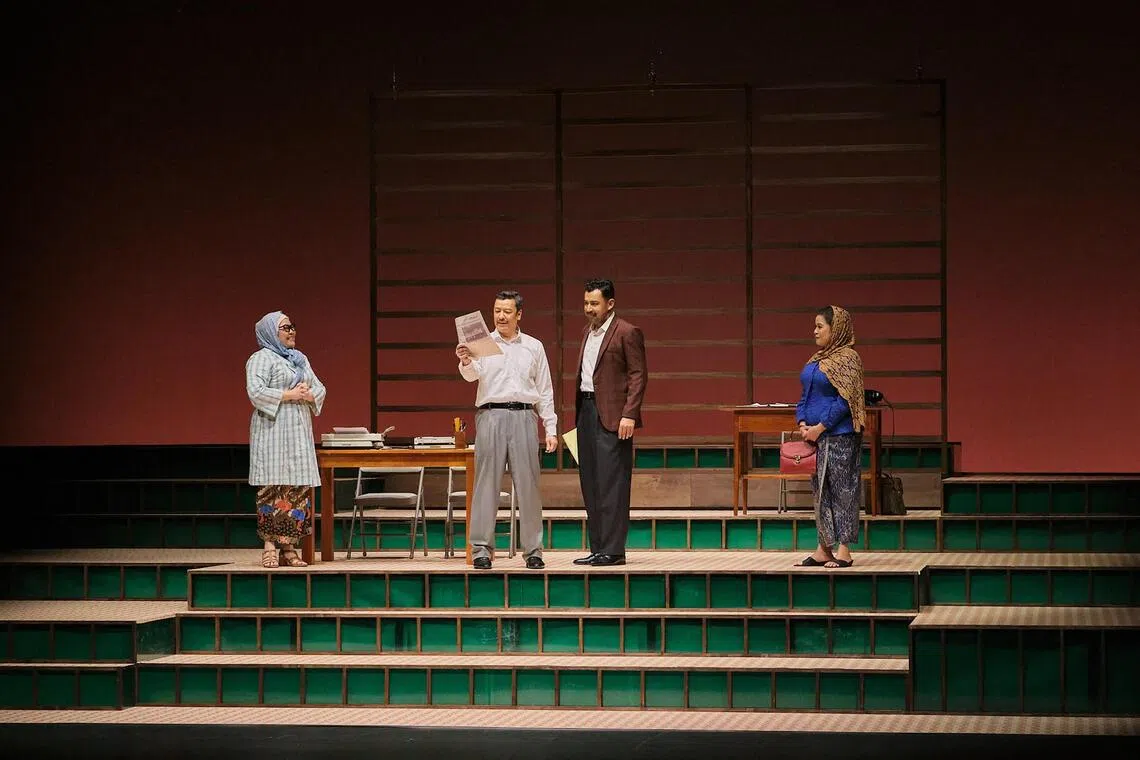 Yusof: Portrait Of A President is staged by Teater Ekamatra. 